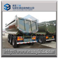 3 axles 30 cubic meter dumping cargo semi trailer